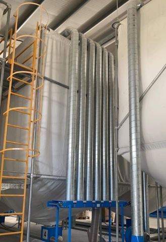 Eps aging silo system