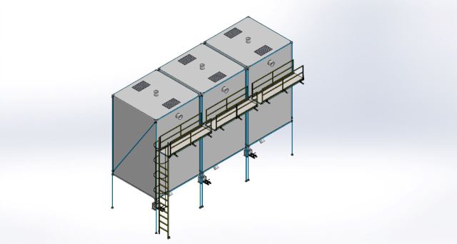 Eps aging silo system